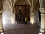 Medieval tapestries at Abbaye de Royaumont (23kb)